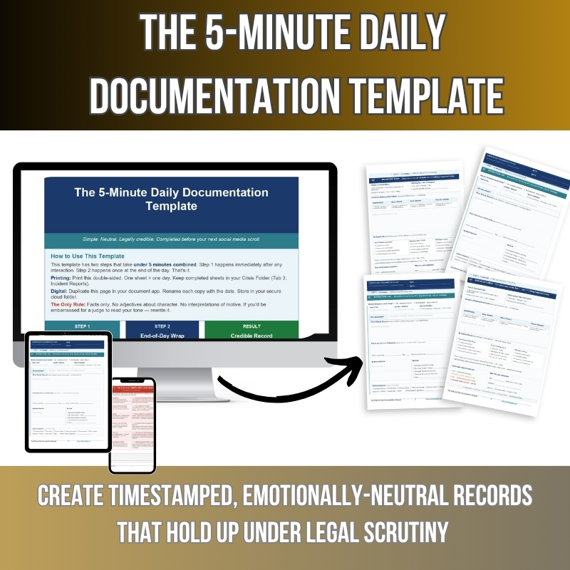 Court-Ready Documentation Template