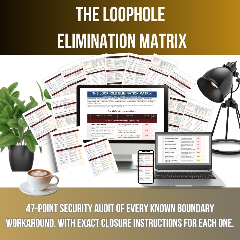 Loophole Elimination Matrix