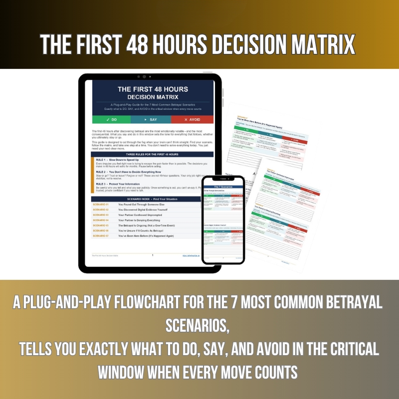 First 48 Hours Decision Matrix