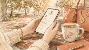 1781588017905 hands holding phone with co parenting app blurred
