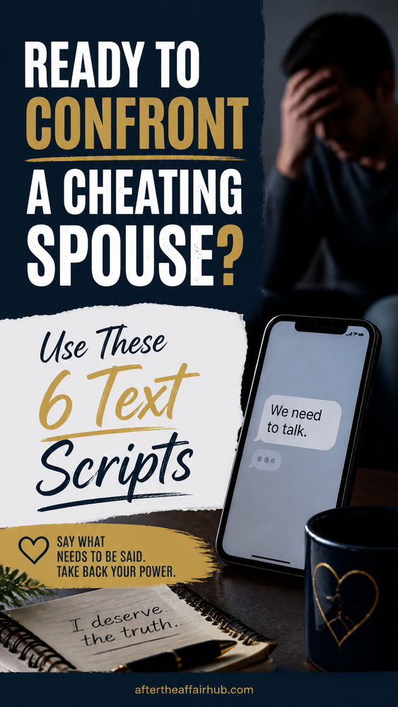 What to text a cheating spouse: 6 exact scripts 1