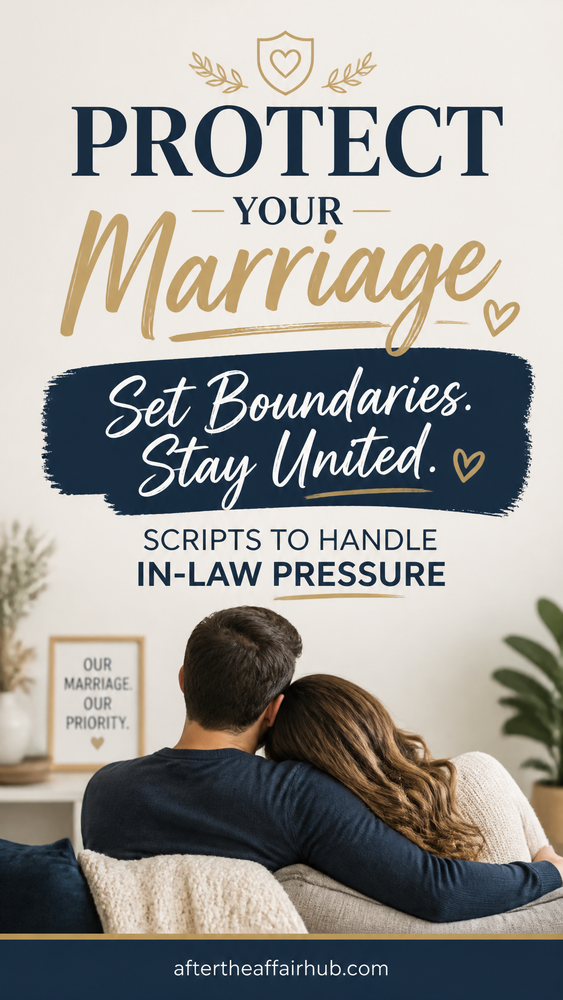 Scripts for protecting your marriage from inlaw pressure